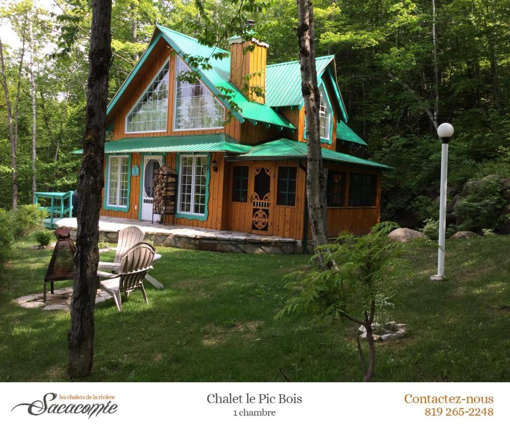 Chalets De La Riviere Sacacomie Villa Сен-Алексис-де-Мон Екстериор снимка