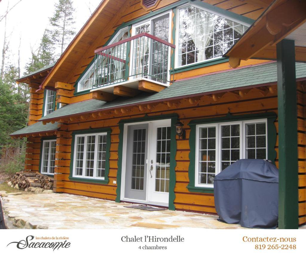 Chalets De La Riviere Sacacomie Villa Сен-Алексис-де-Мон Екстериор снимка