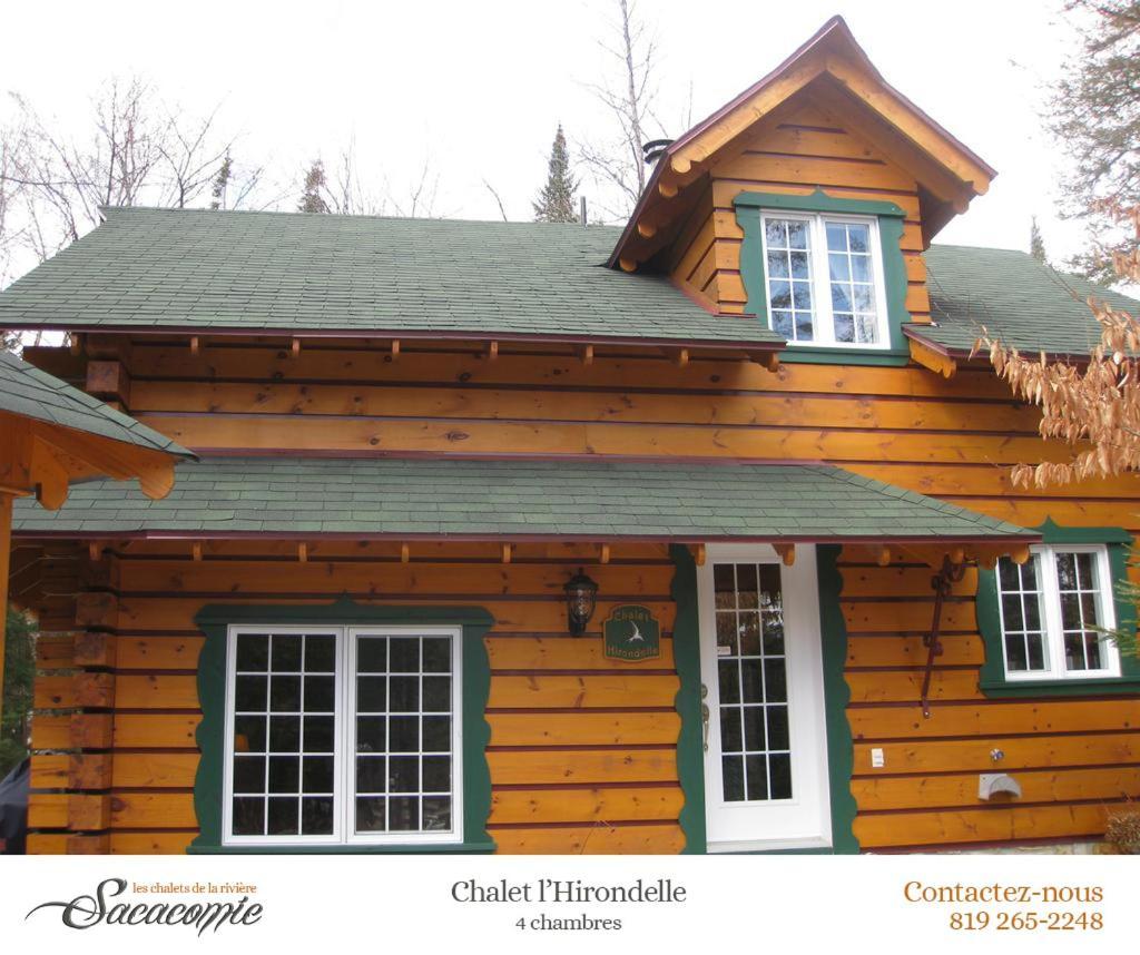 Chalets De La Riviere Sacacomie Villa Сен-Алексис-де-Мон Екстериор снимка