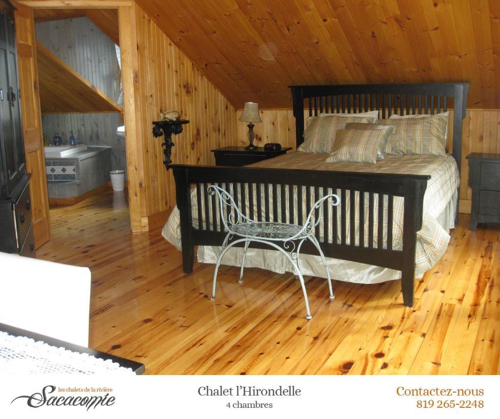 Chalets De La Riviere Sacacomie Villa Сен-Алексис-де-Мон Екстериор снимка