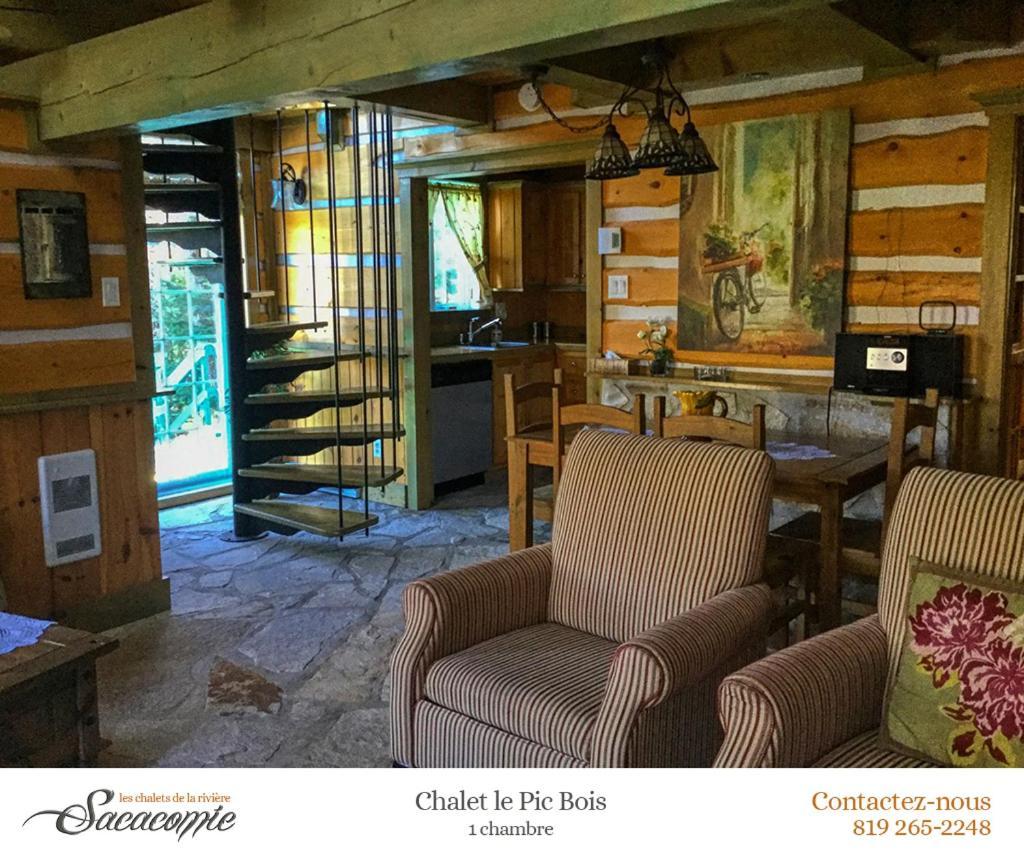 Chalets De La Riviere Sacacomie Villa Сен-Алексис-де-Мон Екстериор снимка