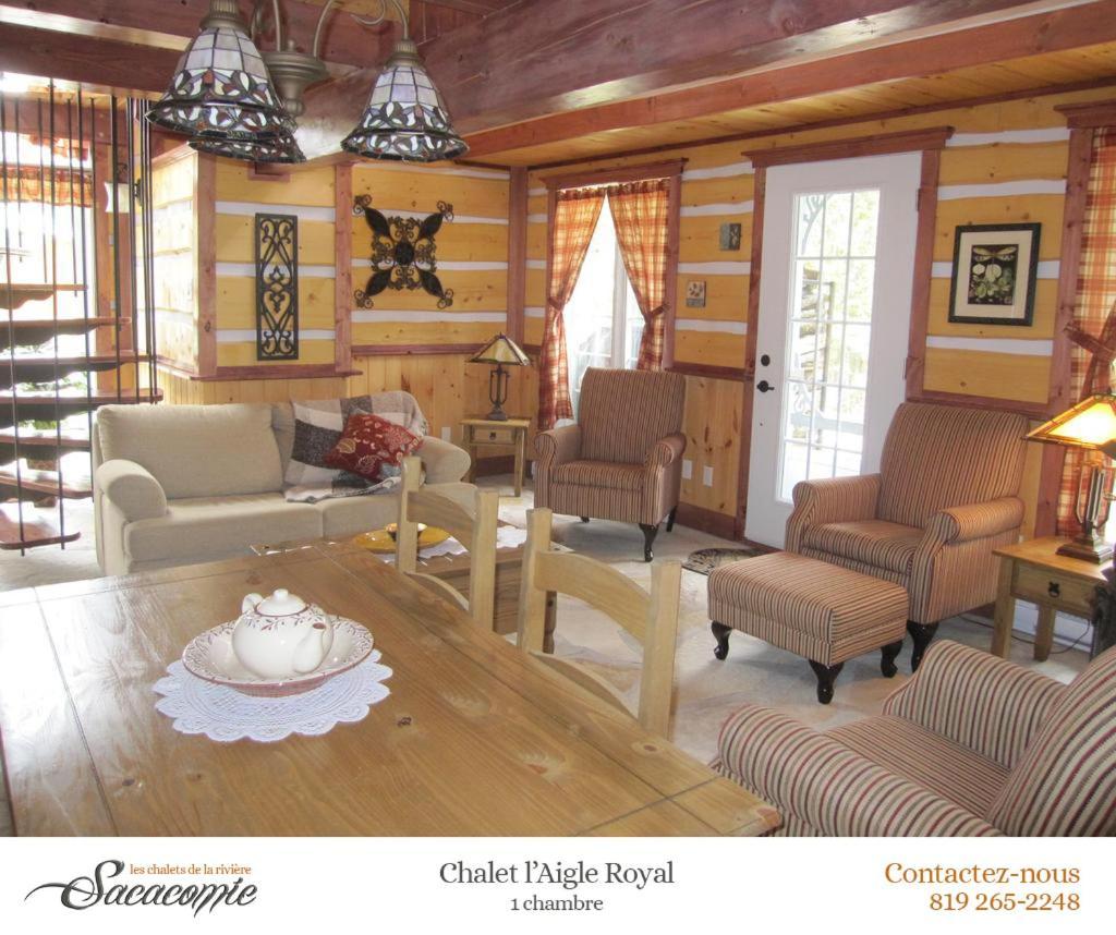 Chalets De La Riviere Sacacomie Villa Сен-Алексис-де-Мон Екстериор снимка